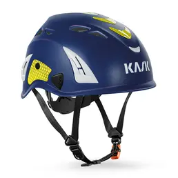 Kask safety helmet with yellow inserts