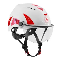 Kask Superplasma HP Visor - Helmet with Red Cross Visor