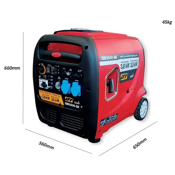 weight measurements LTF ISB3500-SE - Silenced Inverter Power Generator