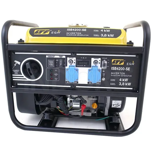control panel and plug connections LTF ISB4200-SE - Wheeled Inverter Generator