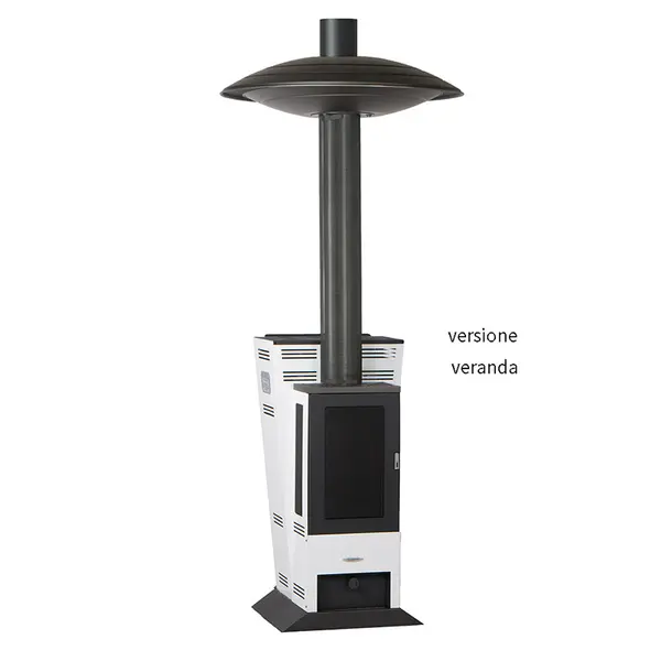 Laminox Idro Hot Spot 13 pellet stove veranda
