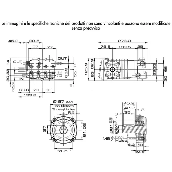 Lavor CW6 motor pump design