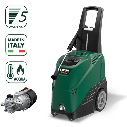 Lavor Rio-R 1108 - Compact Hot Water Pressure Washer