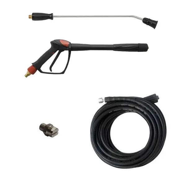 Complete set of Lavor Tago 2017 pressure washers, professional accessories included.