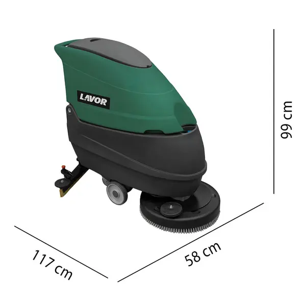 Lavor L5 50B professional battery-powered floor scrubber dryer