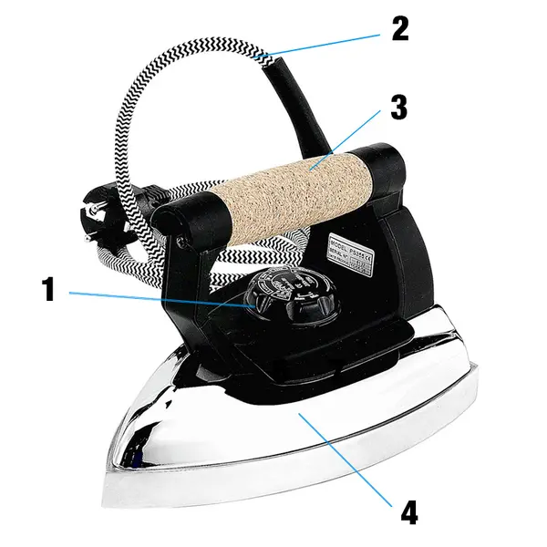 Lelit Ferro PS355 - Dry Iron for Professional Ironing 800 W