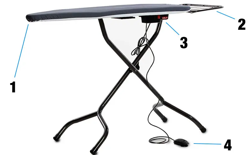 Lelit PA173 Claudia - Heated Vacuum Ironing Board