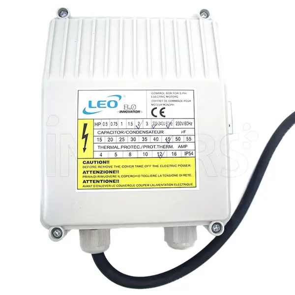 Leo Box - Pump Starter Panel for 1 Engine 0.75-2 HP