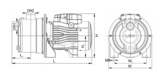 Leo AJ Inox - Self-priming electric pumps for vegetable garden and garden irrigation