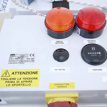 Robot MMS03 control panel - Photovoltaic Panel Cleaning
