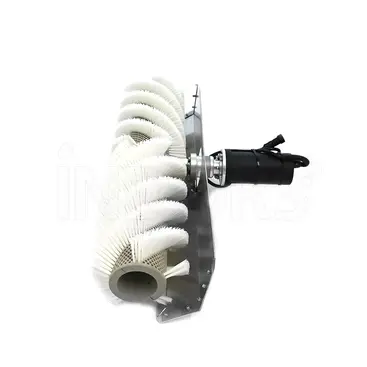 Motorized Brush for Cleaning Photovoltaic Panels