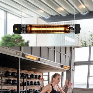 MO-EL Iris 866N and 866NRC - Infrared Heating Lamp for Rooms of 4-6 m²