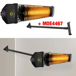MO-EL Iris 866N and 866NRC - Infrared Heating Lamp for Rooms of 4-6 m²