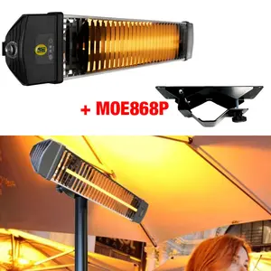 MO-EL Iris 866N and 866NRC - Infrared Heating Lamp for Rooms of 4-6 m²