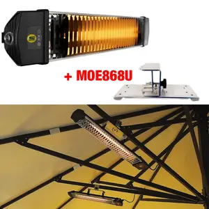MO-EL Iris 866N and 866NRC - Infrared Heating Lamp for Rooms of 4-6 m²