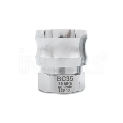 MTM Female Quick Ball Coupling - Steel and Brass
