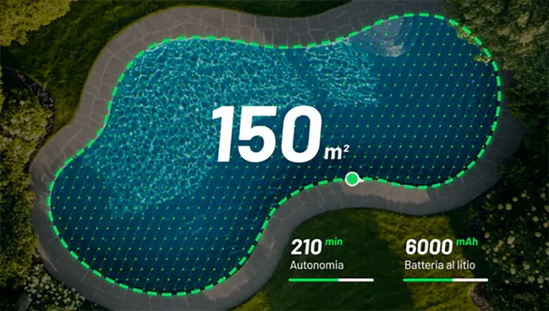 Mammotion Spino E1 - Battery-Powered Pool Cleaning Robot for 150m2 Pools