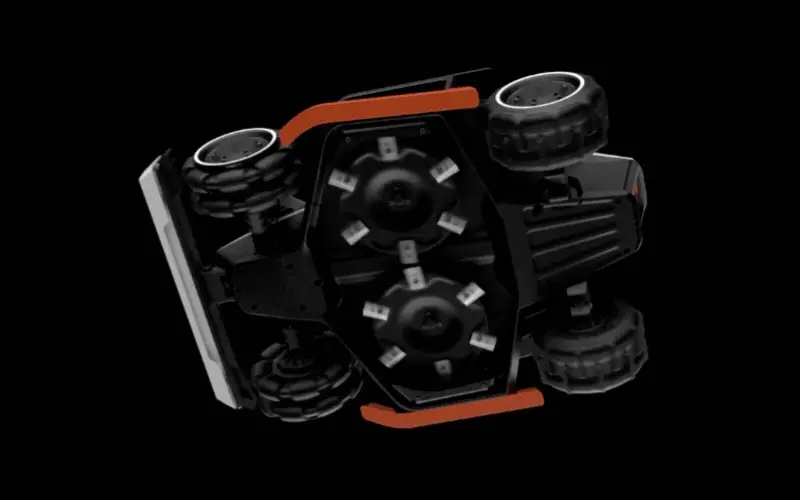 Mammotion Luba 2 AWD 10000X - Dual-blade robotic lawnmower 40 cm width