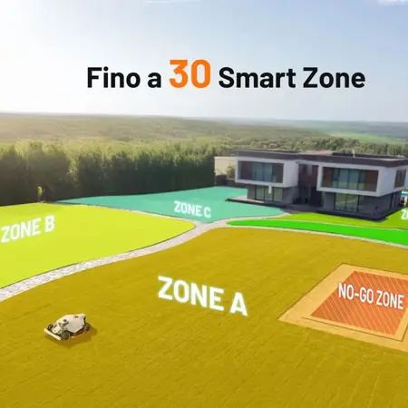 Mammotion LUBA 3 AWD 10000 wire-free robotic lawnmower for lawns up to 10,000 m²