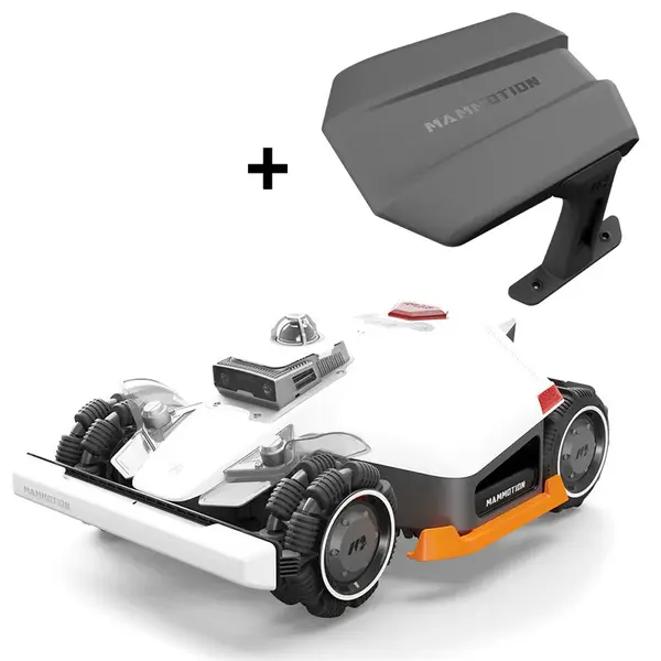 Mammotion Luba 3 AWD 5000 - Cordless Robotic Lawnmower with Perimeter Mowing Area of 5000 m²