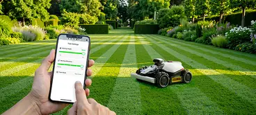 Mammotion Luba Mini 2 AWD 1000 - Cordless Robotic Lawnmower with Perimeter Mowing Area of 1000 m²