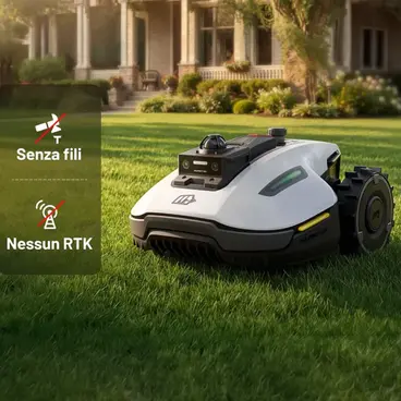 Mammotion Yuka Mini 2 1000 - Cordless Robotic Lawnmower with Perimeter Mowing Area of 1000 m²