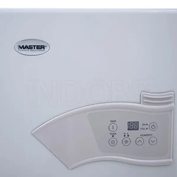 Master DH 721 Professional Dehumidifier control panel