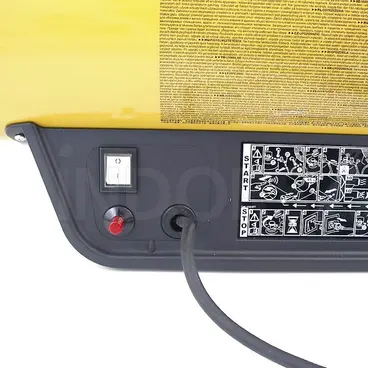 Master BLP 33 M control panel - Gas Hot Air Cannon