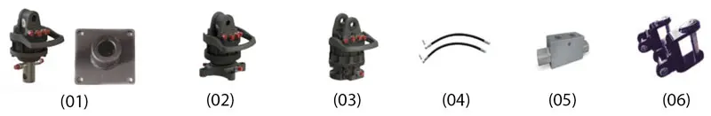 MHS TM 1000 - Forestry Grapple Accessories