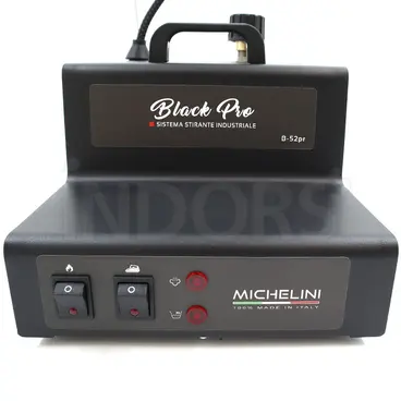 Michelini Black Pro - Stainless Steel Boiler with Professional Iron Indicators