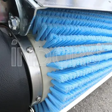Photovoltaic panel washing brush