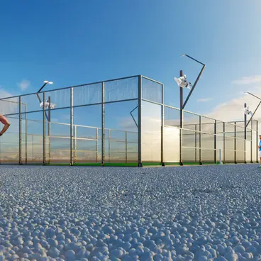 MO-EL Hathor Deep heating lamps for padel courts and sports facilities