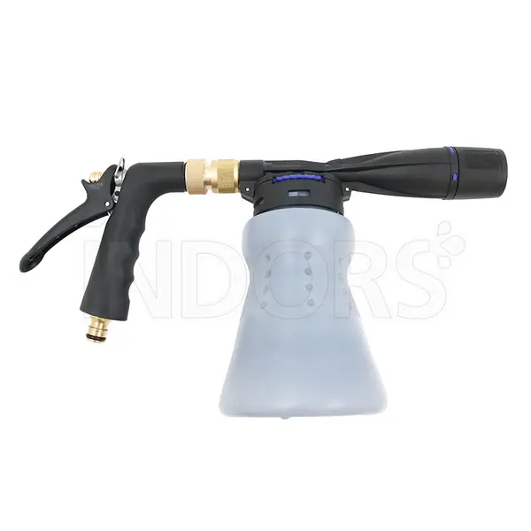 MTM Adjustable Garden Hose Foam Lance Kit + Low Pressure Water Gun and Quick Coupling