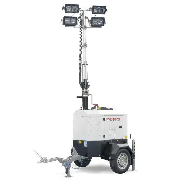 Multipower MI7000YMC 10041 - 7 m LED Light Tower with Integrated Generator