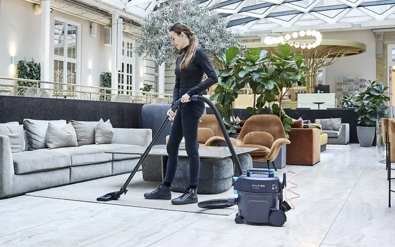 Nilfisk VP300 Hepa Basic - High Filtration Vacuum Cleaner for Hotels, Offices, and Shops