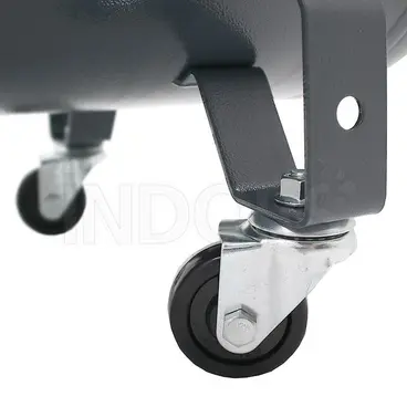 pivoting wheels Nuair AIR SIL EVO B3800B/3CM/100 - Silenced Piston Compressor 100 L