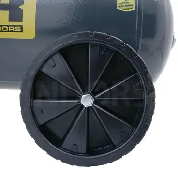 big and solid wheels Nuair B3800/3M/100C SIL - Silenced Piston Compressor