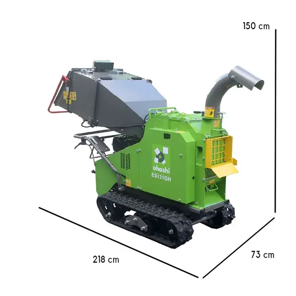Ohashi ES131GH honda GX390 wood chipper
