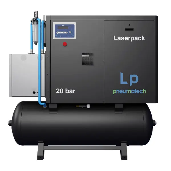 Pneumatech LP Laserpack - 20 bar Lubricated Screw Compressor for Laser Cutting