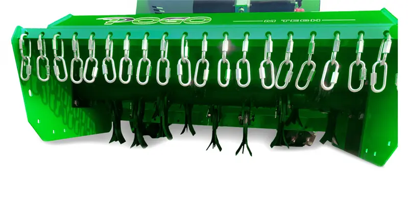 Pogo M-Tech MONSTER 80 - Tracked Shredder with 48 Blades
