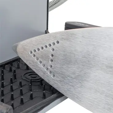perforated iron plate with Vaporella 2H Professional boiler