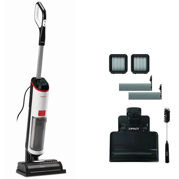 Polti RollySteam WD10 Corded Steam Cleaner with Suction and Drying Function