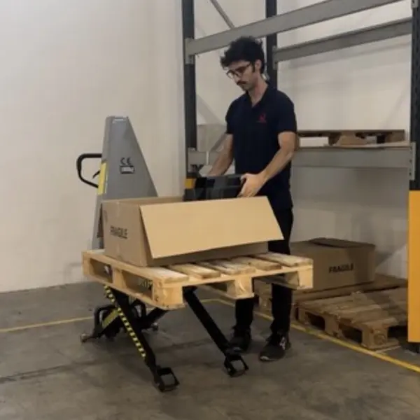 Pramac Lifter HY20 TR0420UV01M - Professional Manual Scissor Lift Pallet Truck 1000 kg