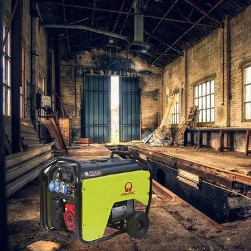 Pramac S5000 Single Phase Generator Use