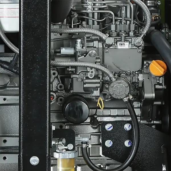 Pramac P15000 Engine Interior - 400V Generator