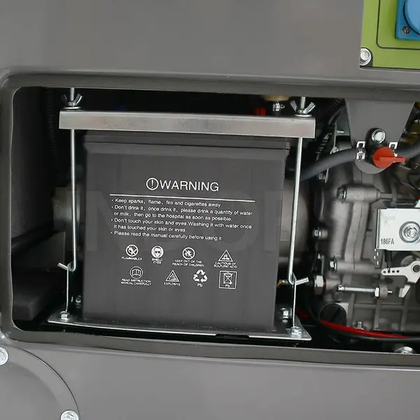 Pramac PMD5000S battery - Silenced Diesel Generator 5 kW