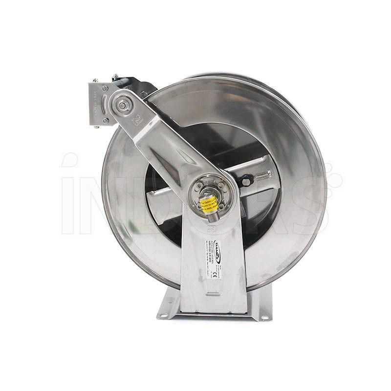 Automatic hose reel for high pressure cleaners