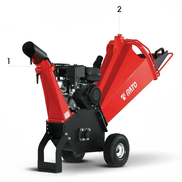 Rato GS650 - 210cc Electric Petrol Shredder, Height 65 cm