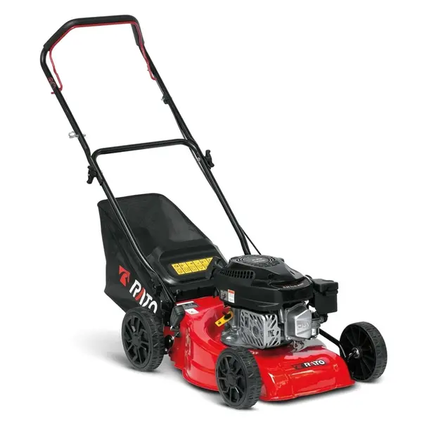 Rato Italian Power RMP41Q-V125 - 125 cc Push Lawnmower with Grass Catcher and Rear Discharge