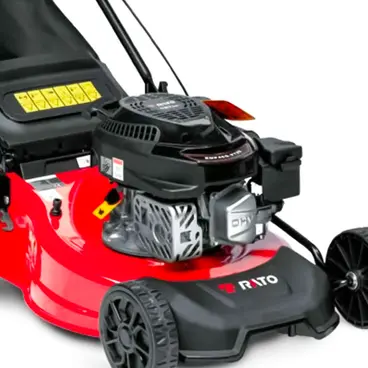 Rato Italian Power RMP46Q-V125 - 125 cc Push Lawnmower with Grass Catcher and Rear Discharge